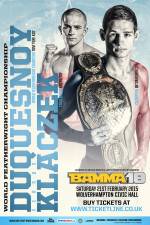 Watch BAMMA 18: Duquesnoy vs. Klaczek M4ufree