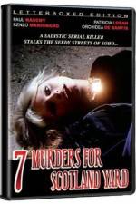 Watch Seven Murders for Scotland Yard M4ufree