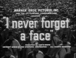 Watch I Never Forget a Face (Short 1956) M4ufree